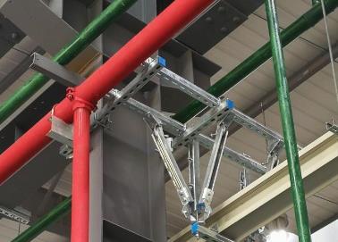 阿坝该抗震支架的整体式支吊架结构协调性好